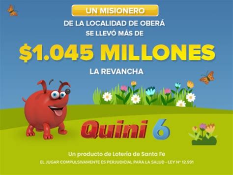 Extraordinario premio en el Quini 6 un apostador de Misiones ganó más