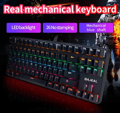 Snapklik FKZ Bajeal Mechanical Keyboard Hotswap 87 Keys Keyboard