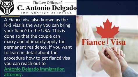 Ppt General Steps To Get A Fianc Visa How Antonio Delgado S