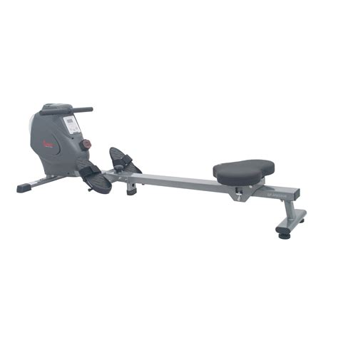 Rowing Machine Magnetic Rower, LCD Monitor w/ Device Holder | Sunny