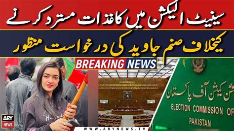 Senate Election Sanam Javed S Petition Against Rejection Of Papers