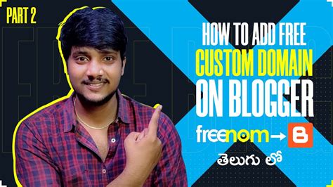 How To Add Custom Domain To Blogger How To Connect Freenom Domain To