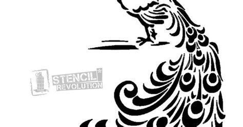 Free Printable Peacock Stencil - Printable Templates