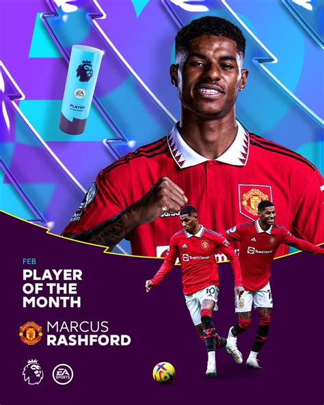 Marcus Rashford Win Epl Player Of The Month February 2023 Mysportdab