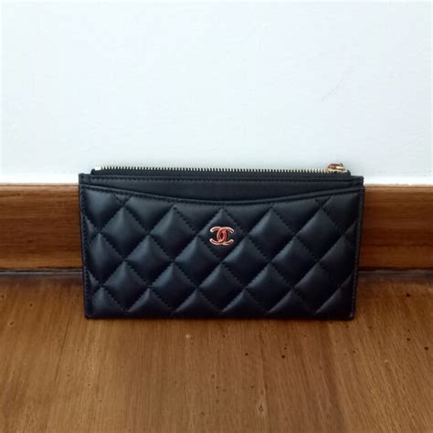 Brand New Chanel Slim Wallet With Zipper Luxury Bags And Wallets On