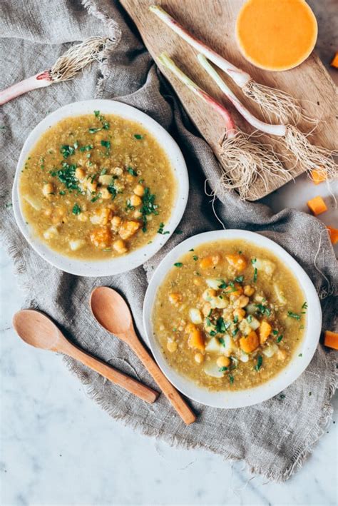 Sopa De Quinoa Con Ajos Tiernos Y Calabaza Delicias Kitchen