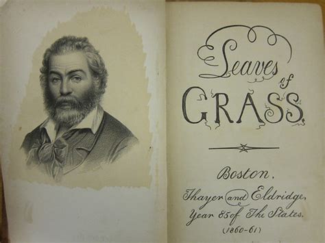 Leaves Of Grass By Walt Whitman 1855 Zsr Library