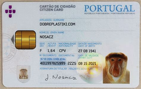 Portuguese National Id Card Scannable Id Card Maker Id Card News Online