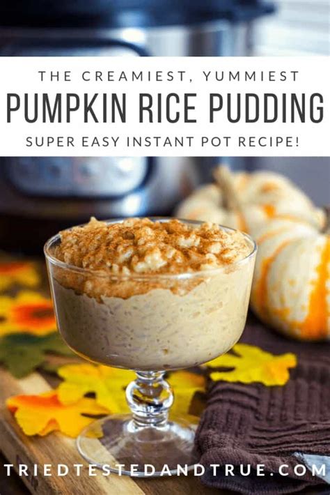 Instant Pot Pumpkin Rice Pudding | Tried, Tested, + True | 20 minutes!