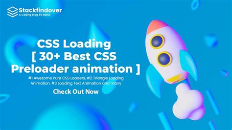 CSS Loading: [ 30+ Best CSS Preloader animation ]