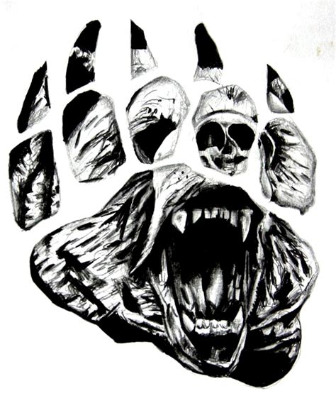 Bear Paw Tattoo by BlackCrow907 on DeviantArt