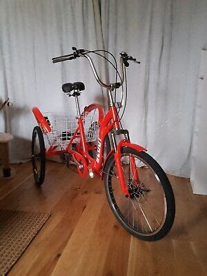 Scout Tricycle Adults Folding Tricycle Speed Shimano Gears Disc