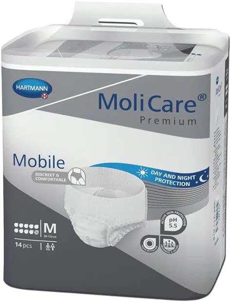 Molicare Premium Mobile Disposable Pants Discreet Incontinence Use