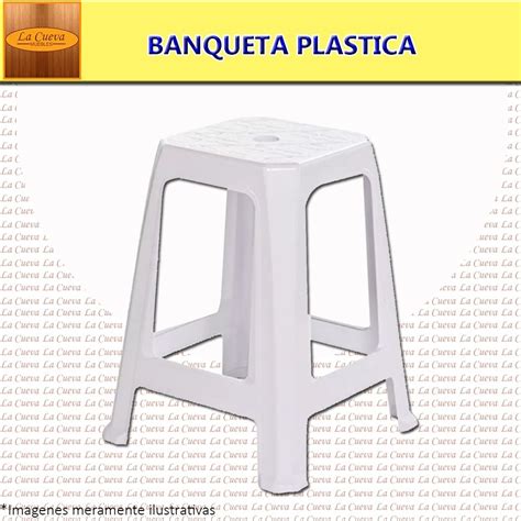 Banco De Plastico Banqueta En Pvc Jardin Blanco Lcm Mercado Libre