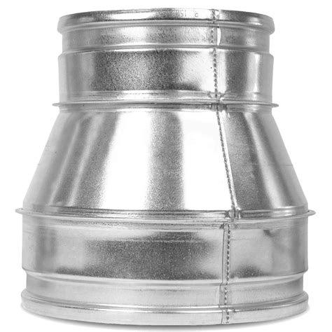 Buy 8" to 6" Inch Ventilation Duct Reducer - Galvanized Steel Round