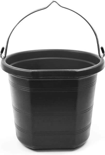 Tuff Stuff Products Heavy Duty Flatback Bucket Farm Animal Feeder 5