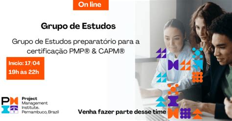 Grupo de Estudos Certificação PMP CAPM 2024 1 ONLINE online