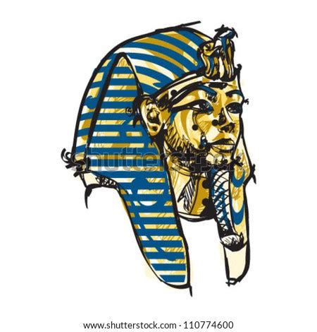 King Tut Stock Vector Illustration 110774600 : Shutterstock