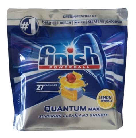 FINISH kapsułki do zmywarki QUANTUM MAX Lemon 27szt FINISH Sklep