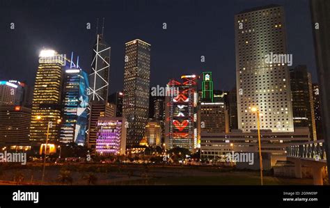 A night view of Hong Kong Stock Photo - Alamy