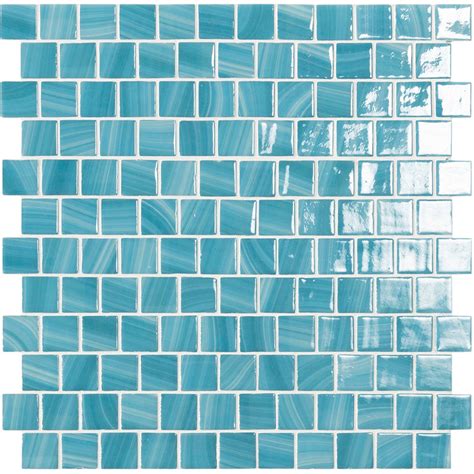 Zen 1 X 1 Brick Glass Tile Vidrepur Nature Collection Aquablu Mosaics