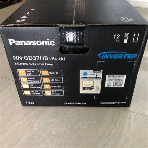 Panasonic NN-GD37HB oven microwave, TV & Home Appliances, Kitchen ...