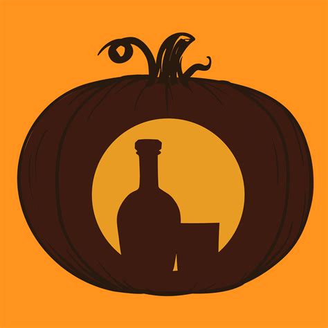 Bourbon Inspired Pumpkin Carving Stencils For Halloween A Smith