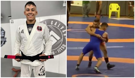 BJJ World Champ Mica Galvao Competes In Freestyle Wrestling