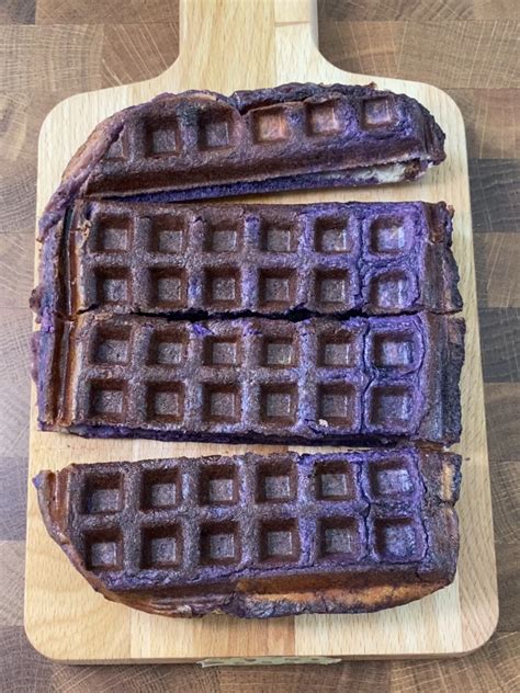 Ube French Toast Waffle Jeanelleats Food And Travel Blog