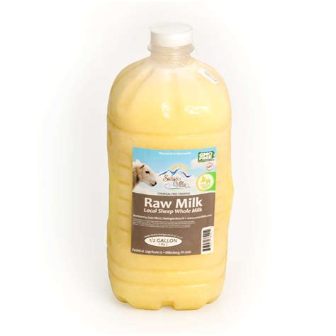 Raw Sheep Milk | Grass and Grain Fed Non GMO | Half Gallon - Swiss ...