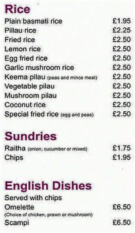 Woodthorpe Tandoori Indian Restaurant Nottinghams Full Menu Online