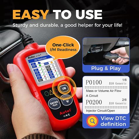 Autel OBD2 Scanner AL319 Lector de Código Mejorado Chile Ubuy