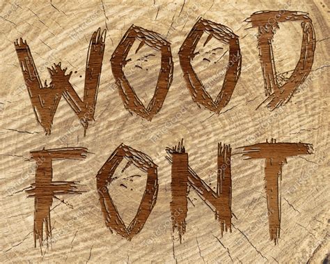 Tree Bark Background Clipart Of Letter