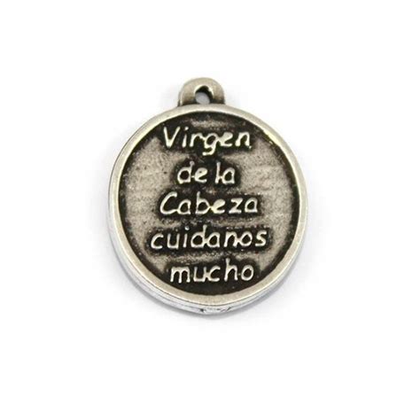 CHARM VIRGEN DE LA CABEZA ABALORIOS DE ZAMAK