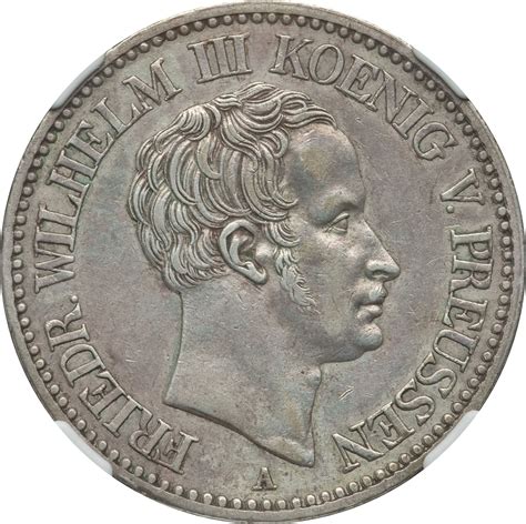 Thaler Frederick William Iii Mining Thaler Kingdom Of Prussia