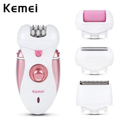 Kemei 4 в 1 Перезаряжаемый Леди Эпилятор волос Женщины Бритва ...
