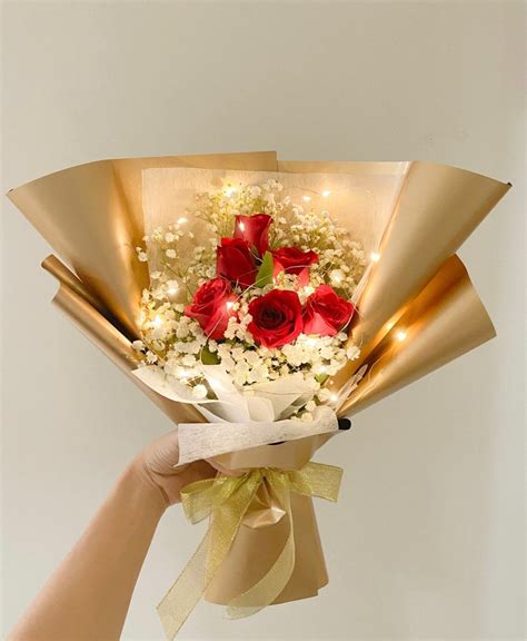 Deliver today | fresh rose flower delivery | rose babybreath flower ...