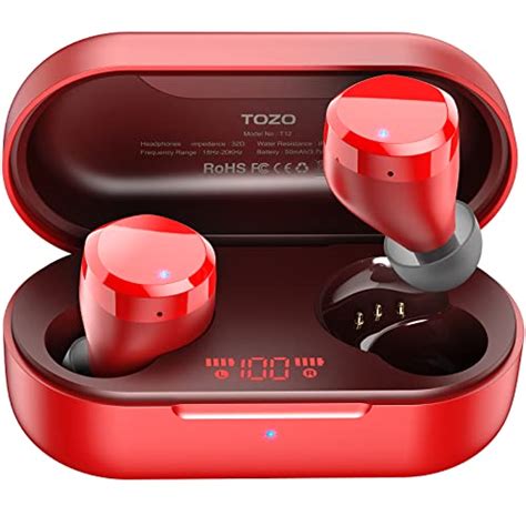 TOZO T12 Large Ergonomic Edition Wireless Earbuds Bluetooth 5 3