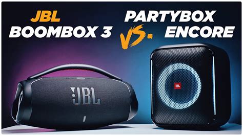 JBL Boombox 3 Vs Partybox Encore Bass Test YouTube