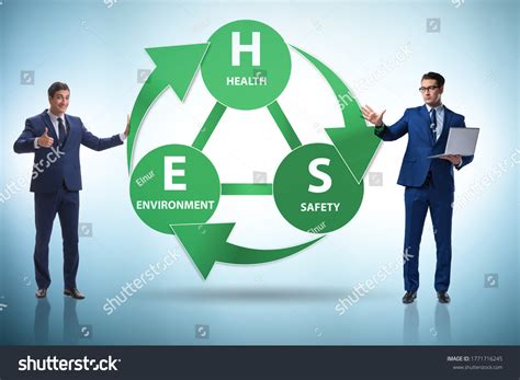 Hse Concept Health Safety Environment Businessman Stock Photo Edit Now