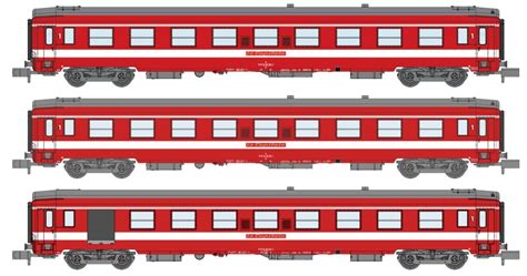 Ree Modeles Nw Sncf Le Capitole Personenwagen Set Tlg Menzels