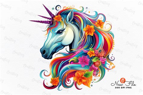 Mythical Unicorn Sublimation Design Graphic By Graftify · Creative Fabrica