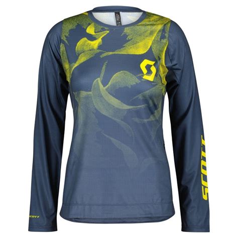 Maillot WS Trail Vertic LS Midnight Blue Sun Yellow