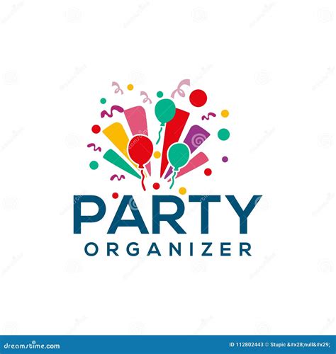 Creative Party Logo Design Vector Art Logo Stock Illustration ...