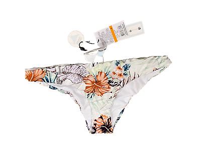 Bikini Lab Women S Cinched Back Hipster Bikini Bottom Size S White