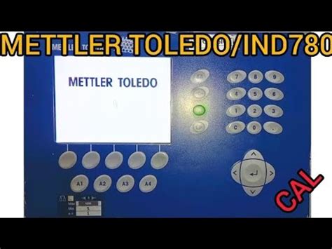 Ajuste Balanza Mettler Toledo Ind Weight Scale Calibration Youtube