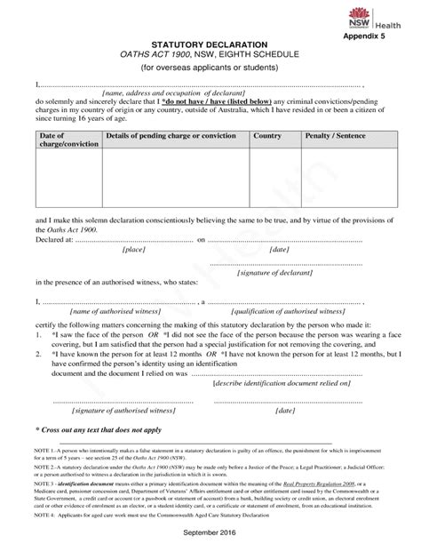 Fillable Online Name Address And Occupation Of Declarant Fax Email