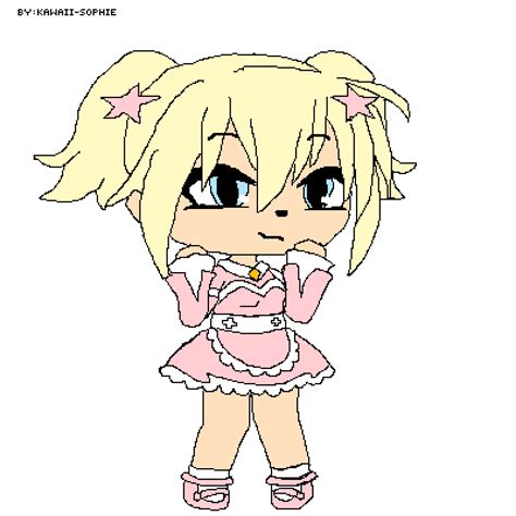 Pixilart Kawaii Gacha Colored By Devil Tail