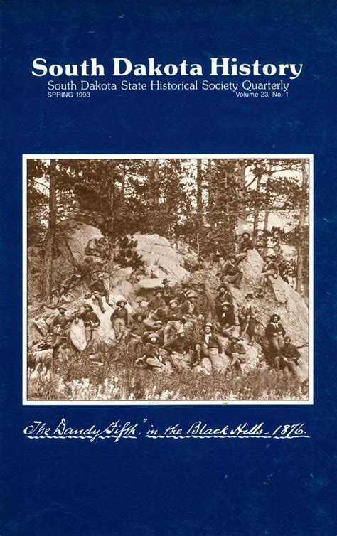 South Dakota History, volume 23 number 1 — South Dakota Historical ...