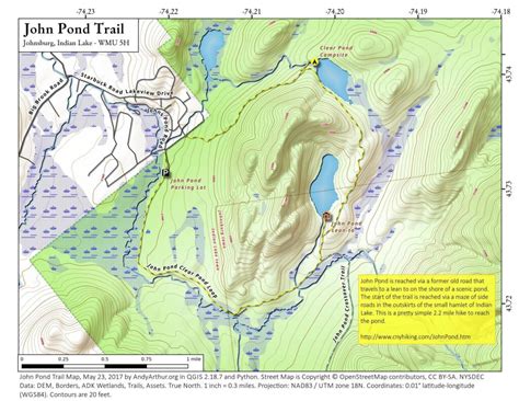 Map: John Pond Trail - Andy Arthur.org